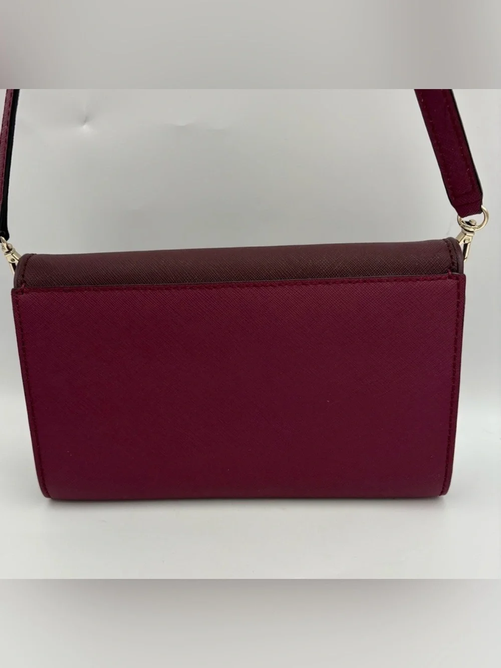 Kate Spade Wesley Place Natalie Leather Envelope Messenger Crossbody Bag Clutch